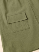 Girls Ribbed Tank and Skirt Set