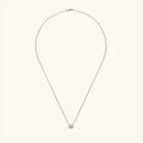 1 Carat Moissanite 925 Sterling Silver Pendant Necklace