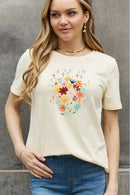 Simply Love Full Size Floral Graphic Cotton Tee
