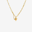 Titanium Steel Heart Pendant Necklace