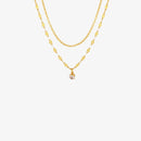 Titanium Steel Double-Layered Necklace