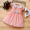 Polka Dot Bow Detail Dress