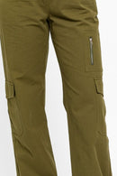 Tasha Apparel High Waisted Wide Leg Cargo Pants with Pockets