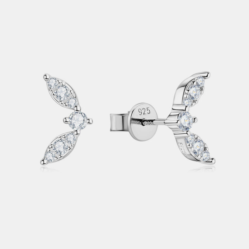 Moissanite 925 Sterling Silver Stud Earrings