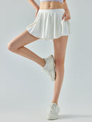 Elastic Waist Mini Active Skirt