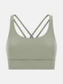 Crisscross Scoop Neck Active Tank