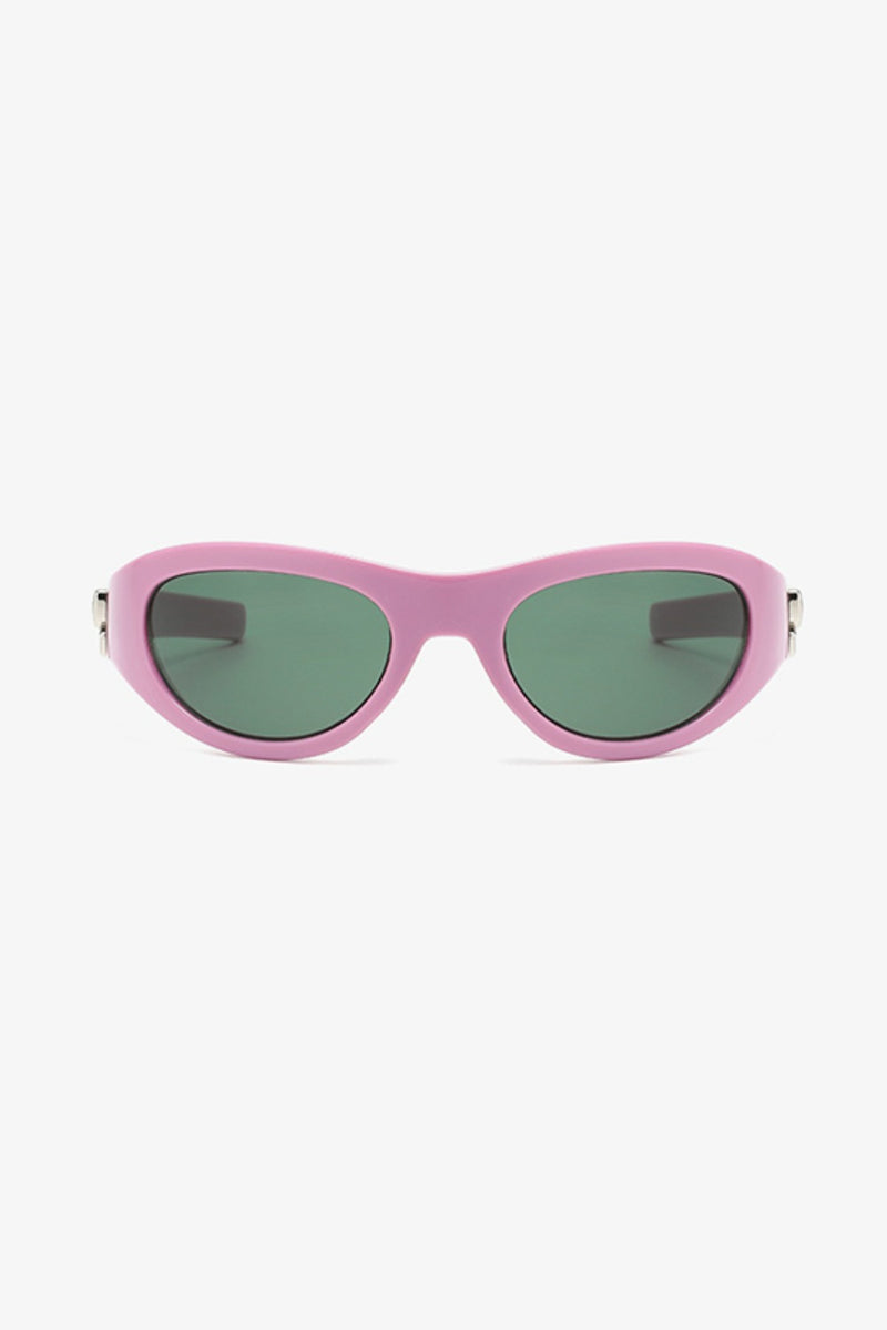 Polycarbonate Frame Cat-Eye Sunglasses