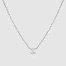 Inlaid Zircon Brass Necklace