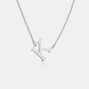 Copper Letter Pendant Necklace