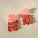 Geometric Acrylic Dangle Earrings