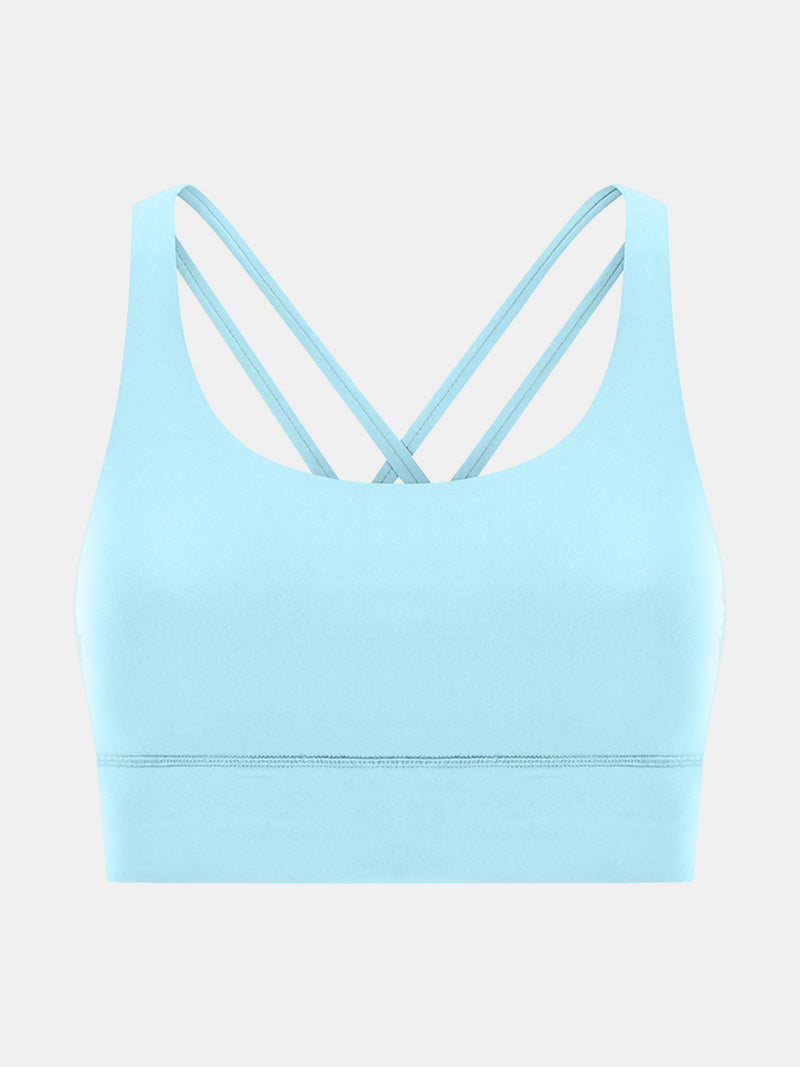 Crisscross Scoop Neck Active Tank