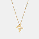 Stainless Steel Letter Pendant Necklace