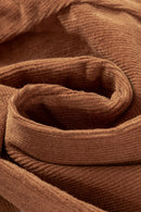 Decorative Button Straight Leg Pants