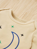 Graphic Round Neck Long Sleeve Bodysuit