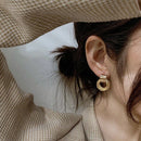 Alloy Gold-Plated Drop Earrings