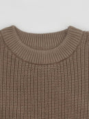 Round Neck Long Sleeve Sweater
