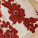 Baby Girl Floral Frill Trim Square Neck Smocked Dress