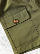 TEDDY BEAR Round Neck Short Sleeve Top and Shorts Set