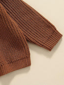 Round Neck Long Sleeve Sweater