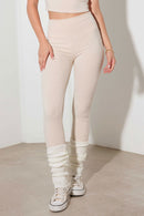 Le Lis Ribbed Crop Cami and High Waist Brushed Leggings Set