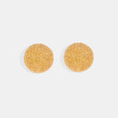 Gold-Plated Geometric Stud Earrings