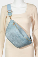 Fame Rhinestone Studded Crossbody Bag