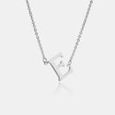 Copper Letter Pendant Necklace