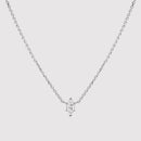 Inlaid Zircon Brass Necklace