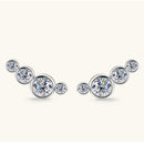 Moissanite 925 Sterling Silver Stud Earrings