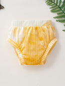 Tie-Dye Round Neck Top and Bloomers Set