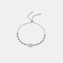 1 Carat Moissanite 925 Sterling Silver Bracelet