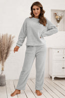 Teddy Raglan Sleeve Lounge Set