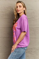 Sweet Claire "Electric Blues" Graphic T-Shirt