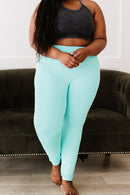 Zenana On Your Mark Full Size Run High Waisted Active Leggings