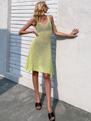 Solid Sheer Cover Up Without Bikini