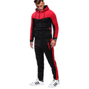 Men's casual hooded sweater suit