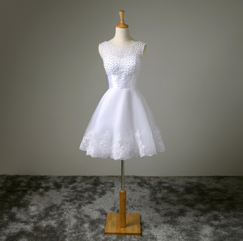 Sexy Lace Bridal Wedding Short Dress