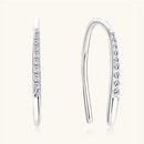Moissanite 925 Sterling Silver U Shape Earrings