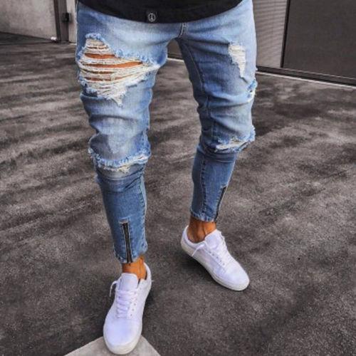 Stretchy Ripped Jeans