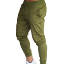 Men's sports pants fitness solid trousers