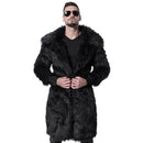 Men's Fur Coat Imitation Fox Fur Large Size Coat Trench Coat Faux  Coat New