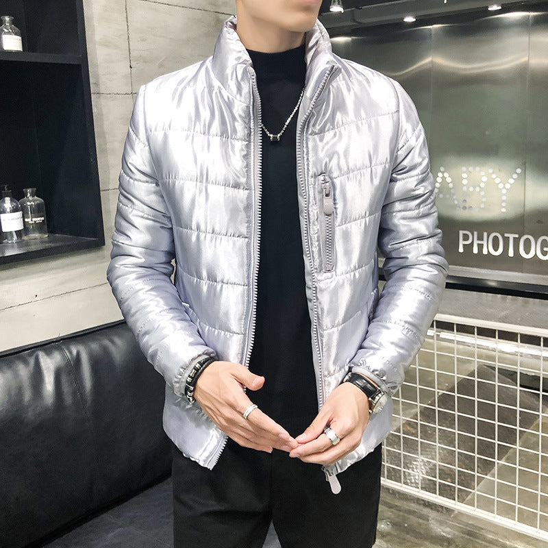 Handsome Korean Slim Trend Padded Jacket Winter Wear