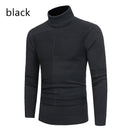 High Lapel Sweater Bottoming Shirt Slim Fit