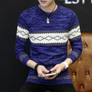 Men's Pullover Sweater Men's Slim Round Neck Bottoming Sweater