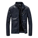 Men's Leather Motorcycle Plus Size Leather Jacket