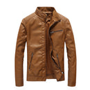 Men's Leather Motorcycle Plus Size Leather Jacket