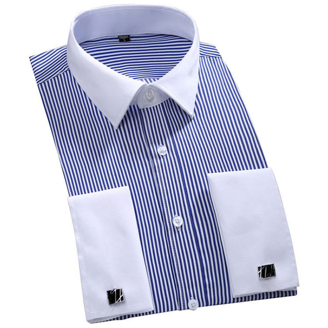 Cuff Shirt Business Shirt Stripes