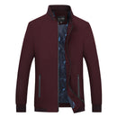 Middle-aged And Elderly Casual Thin Baseball Collar Jacket