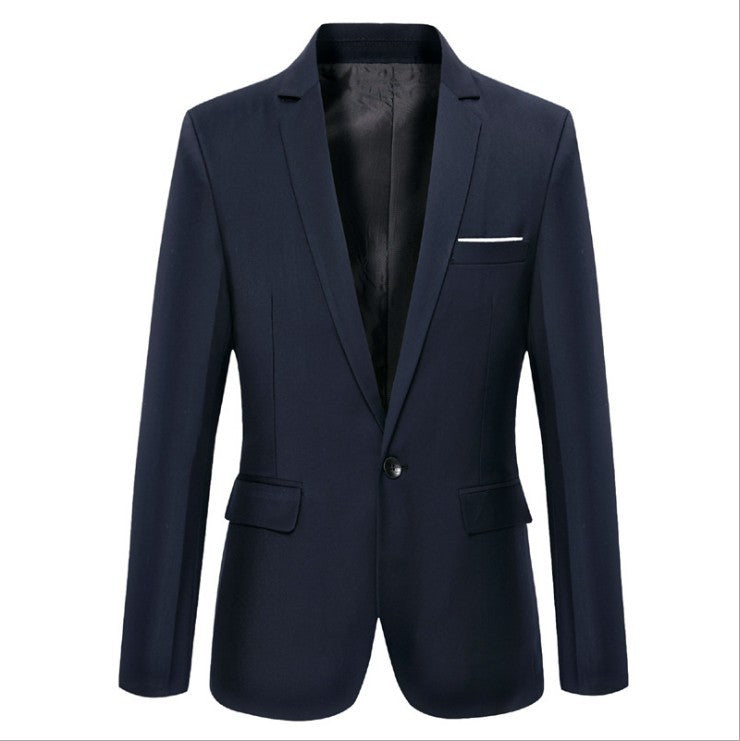 Men'S Casual Western Style Small Suit Jacket Korean Style Trend