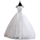 Wedding Dress Lace appliques pearls Sweetheart Ball